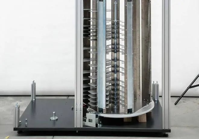 Systemlösung: Lagerturm-Mechanik aus Blech