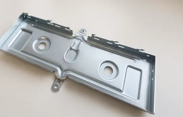 Silbernes Gehäuseblech für Frontdisplay