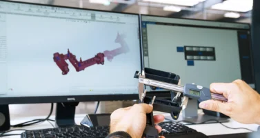 Computer-Technologie für Bauteiloptimierung bei Hermann Blechtechnik